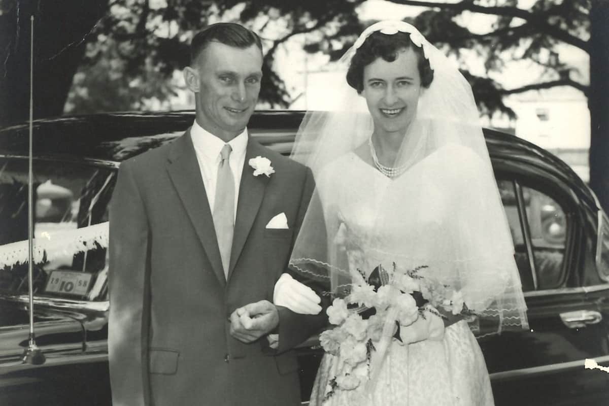 Yukana resident, Richard, on his wedding day
